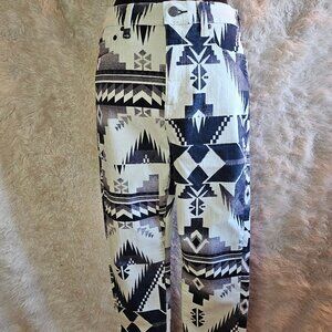 Polo Ralph Lauren Women's Tompkins Skinny High Rise Ankle Aztec Jeans Size: 28